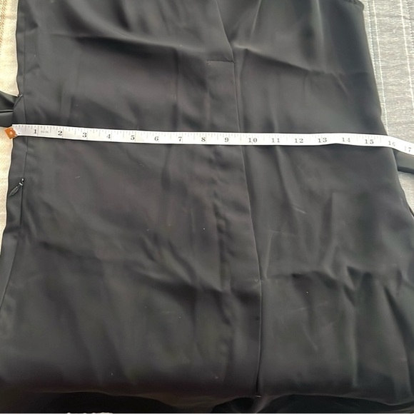 🖤Mika Mindel,Naomi Noir Tie-Waist Dress, UNIQUE Zipper POCKETS, EUC,size 4 - Picture 11 of 15